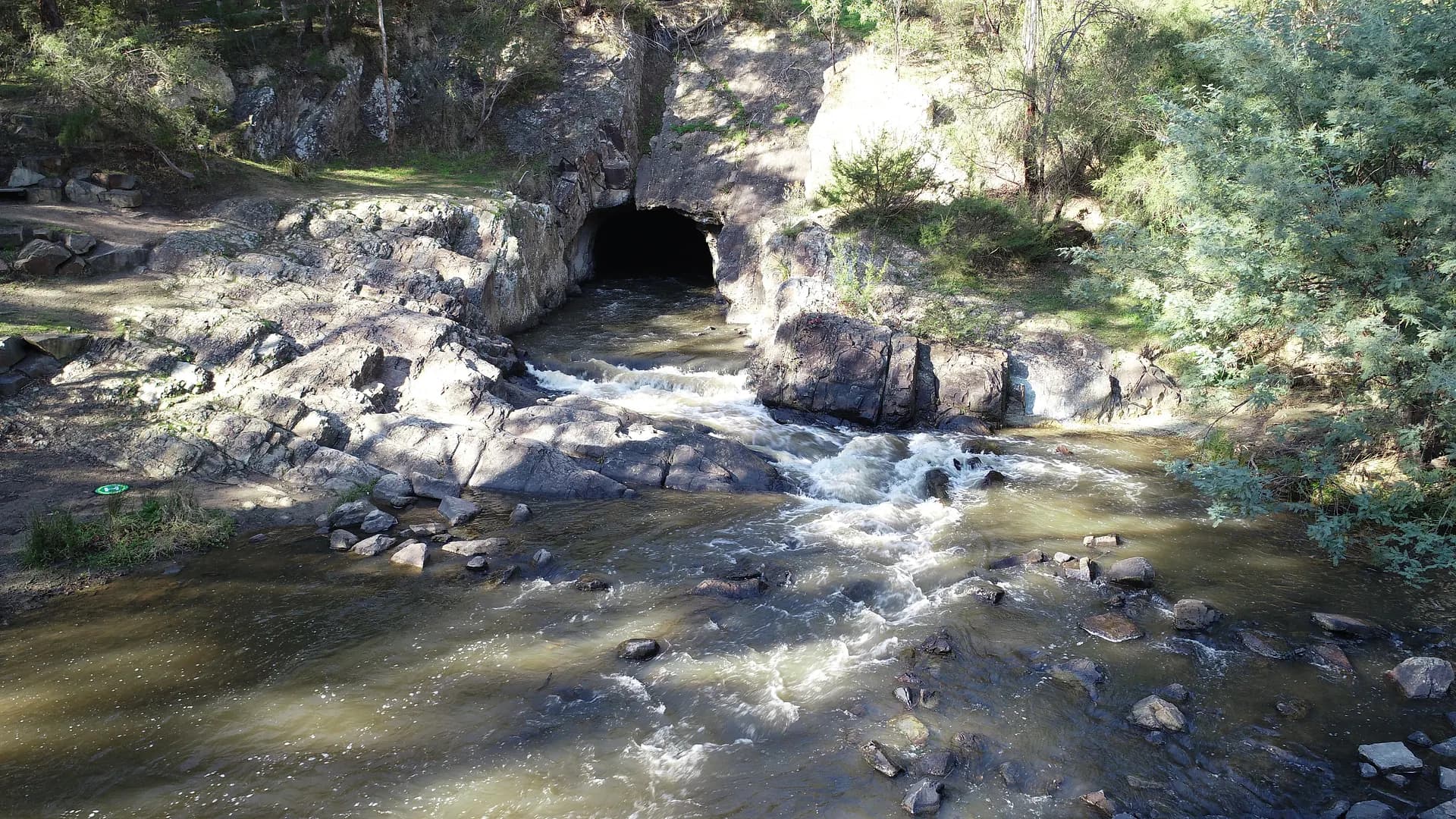 Evening light on the Yarra River corridor at Warrandyte